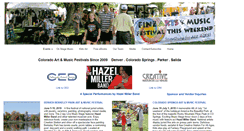 Desktop Screenshot of coloradoeventsandfestivals.com